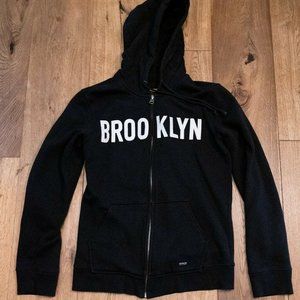 Brooklyn Industries Mens X-Small Hoodie Black